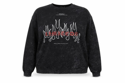 Womens UK Size 20/22 Boohoo Black Pullover Sweatshirt