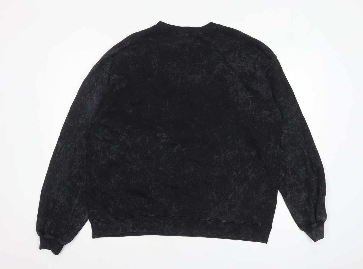 Womens UK Size 20/22 Boohoo Black Pullover Sweatshirt