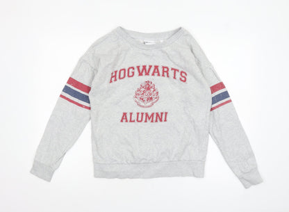 Womens UK Size S NEXT Grey Pullover Sweatshirt
