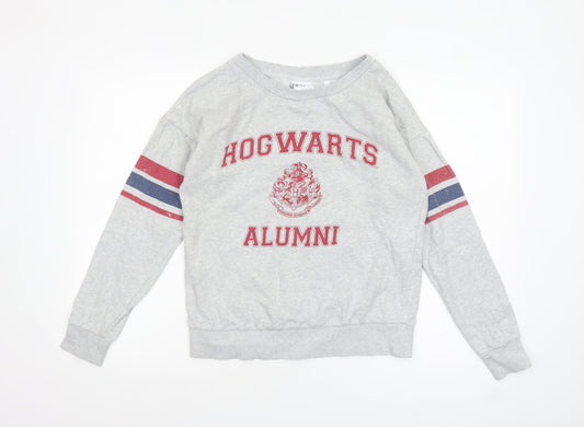 Womens UK Size S NEXT Grey Pullover Sweatshirt
