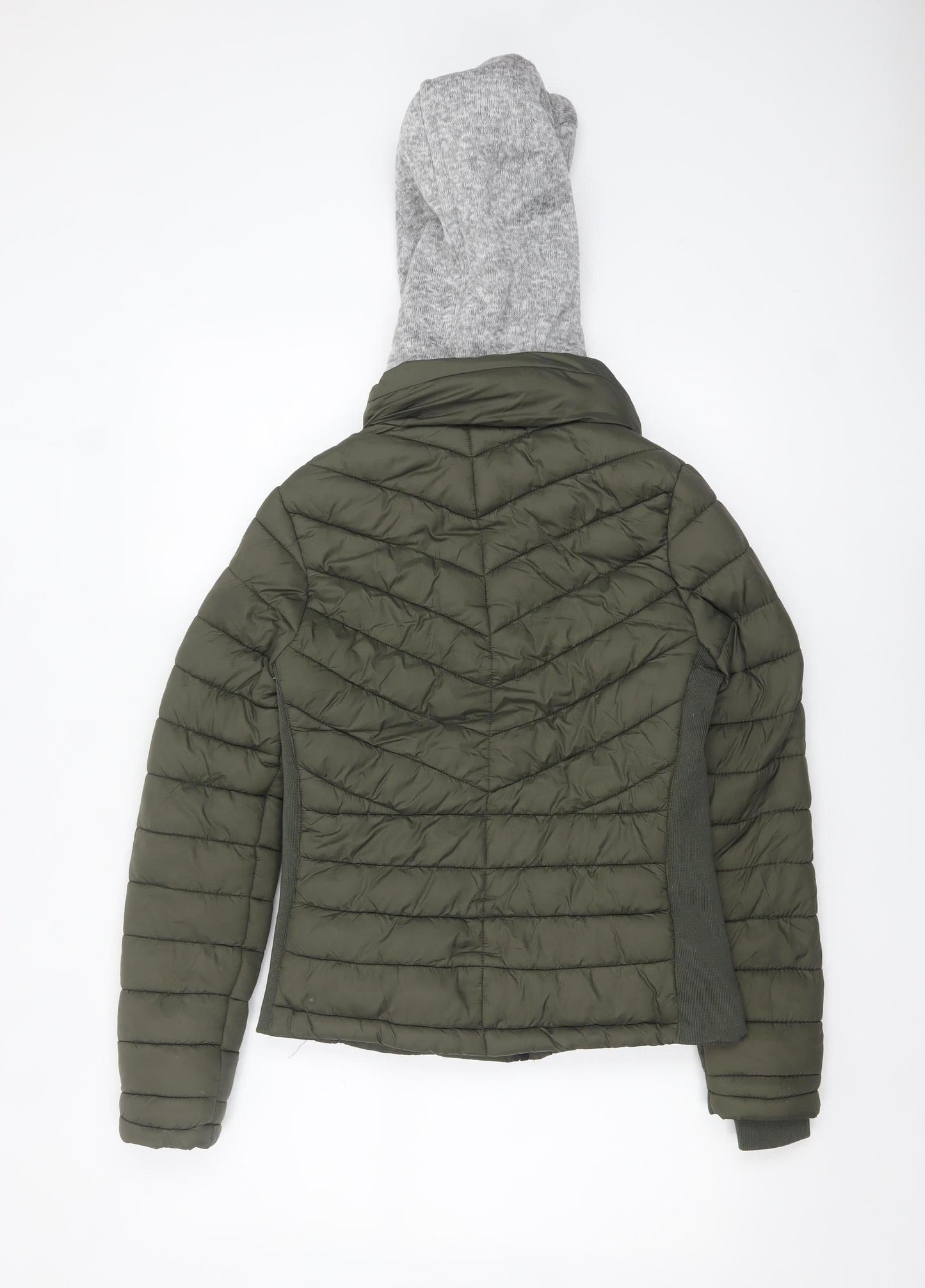 Womens UK Size S YMI Green Puffer Jacket