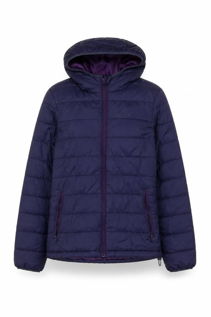 Womens UK Size 8 Freedom Trail Purple Puffer Jacket