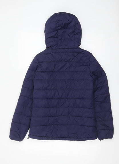 Womens UK Size 8 Freedom Trail Purple Puffer Jacket