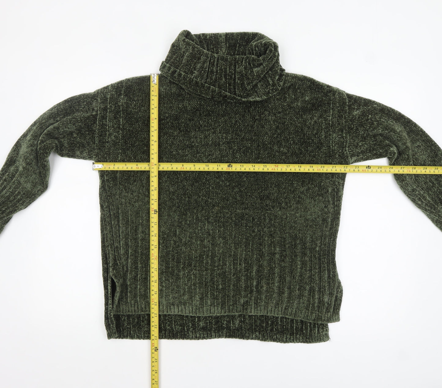 Womens UK Size M Verve Ami Green Pullover Jumper