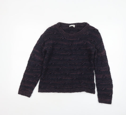 Womens UK Size 8 Marks and Spencer Blue Pullover Jumper
