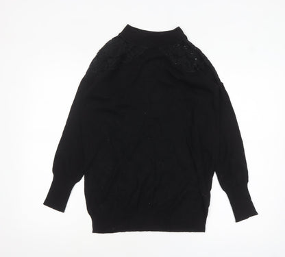 Womens UK Size S Wallis Black Pullover Jumper