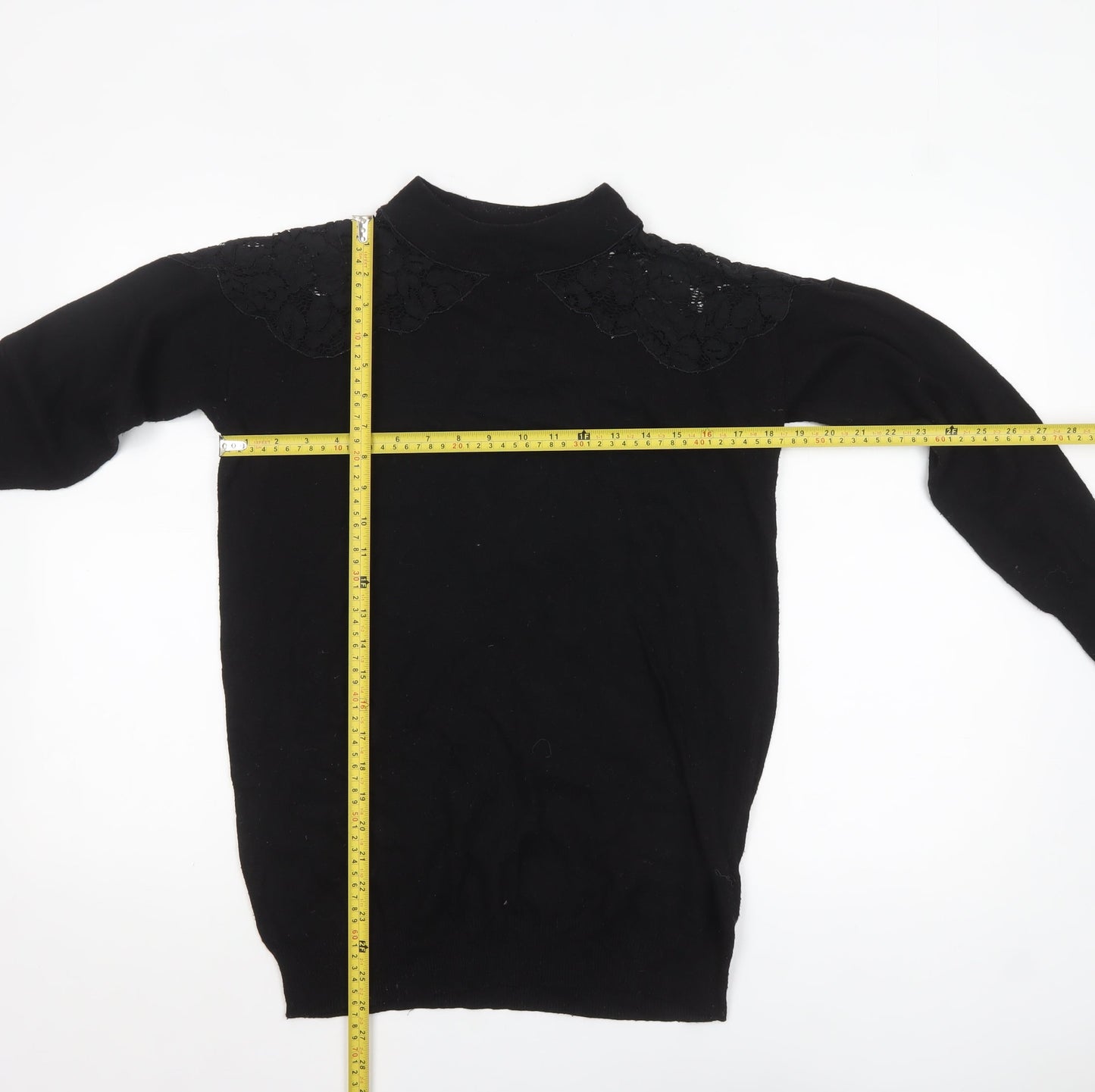 Womens UK Size S Wallis Black Pullover Jumper