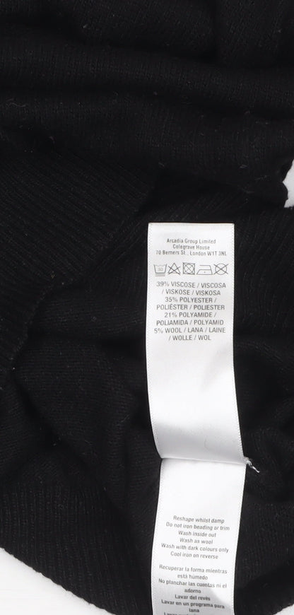 Womens UK Size S Wallis Black Pullover Jumper