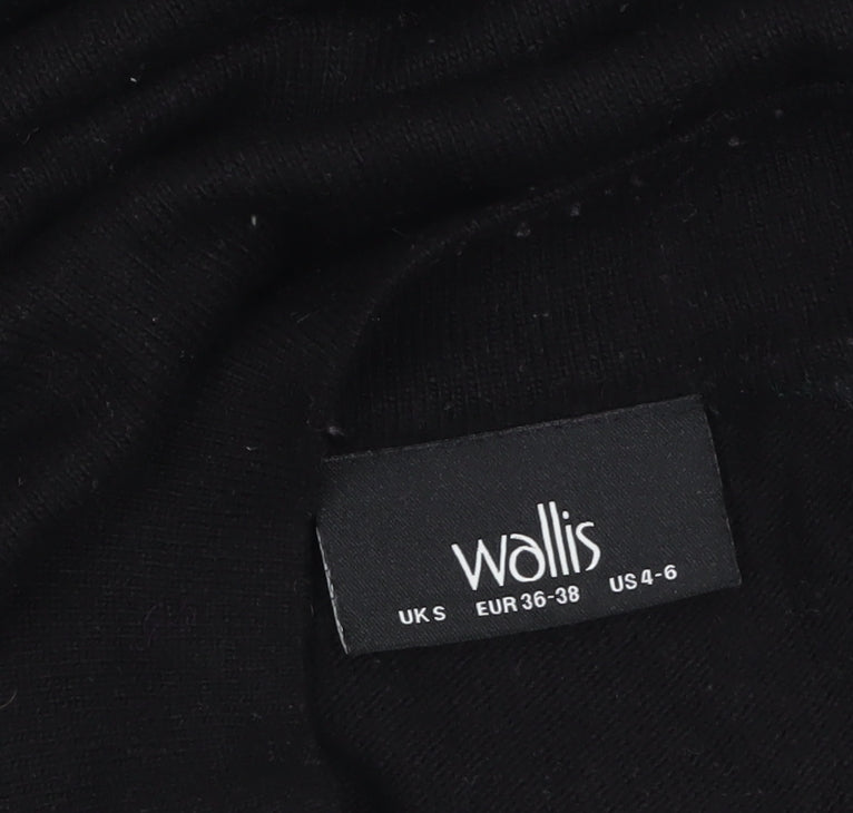 Womens UK Size S Wallis Black Pullover Jumper