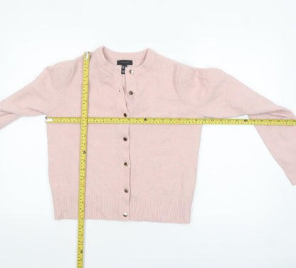 Womens UK Size 8 New Look Pink Cardigan Jumper