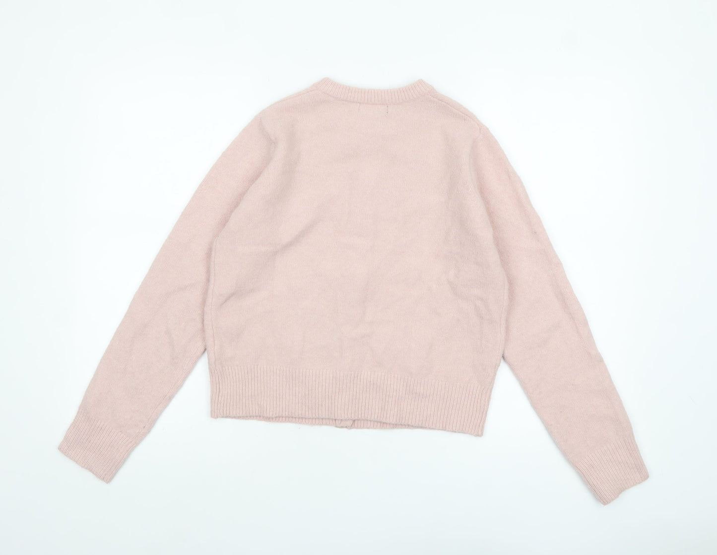 Womens UK Size 8 New Look Pink Cardigan Jumper