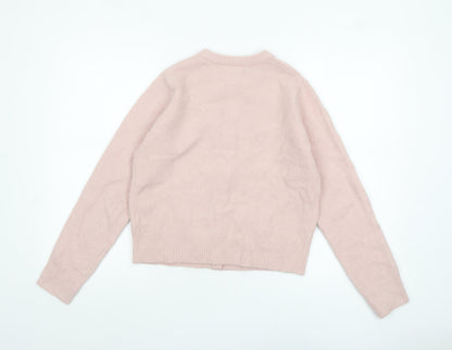 Womens UK Size 8 New Look Pink Cardigan Jumper