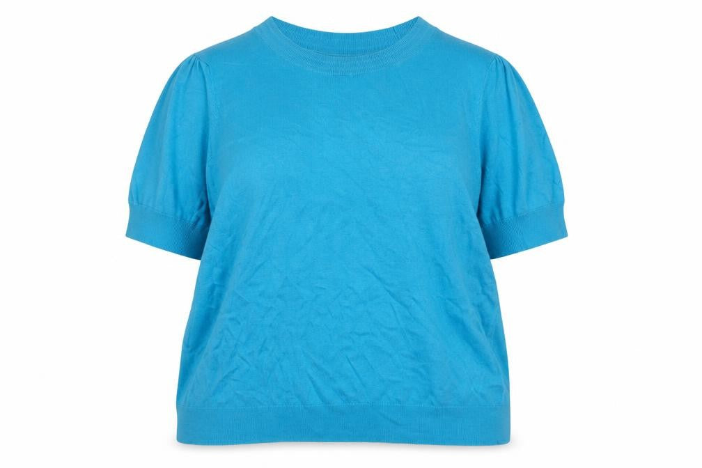 Next Women Blue XXL Short Sleeve Crew Neck Pullover Jumper