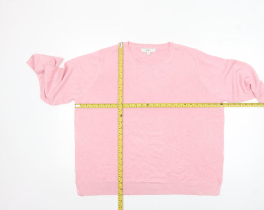 Womens UK Size 20 Marks and Spencer Pink Pullover Jumper
