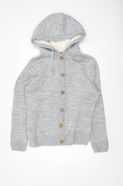 Womens UK Size 18 SoulCal & Co Grey Cardigan Jumper