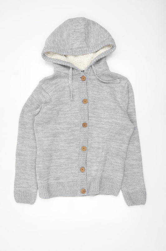 Womens UK Size 18 SoulCal & Co Grey Cardigan Jumper