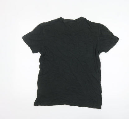 Ted Baker Men's Green Short Sleeve Crew Neck Cotton T-Shirt Size M