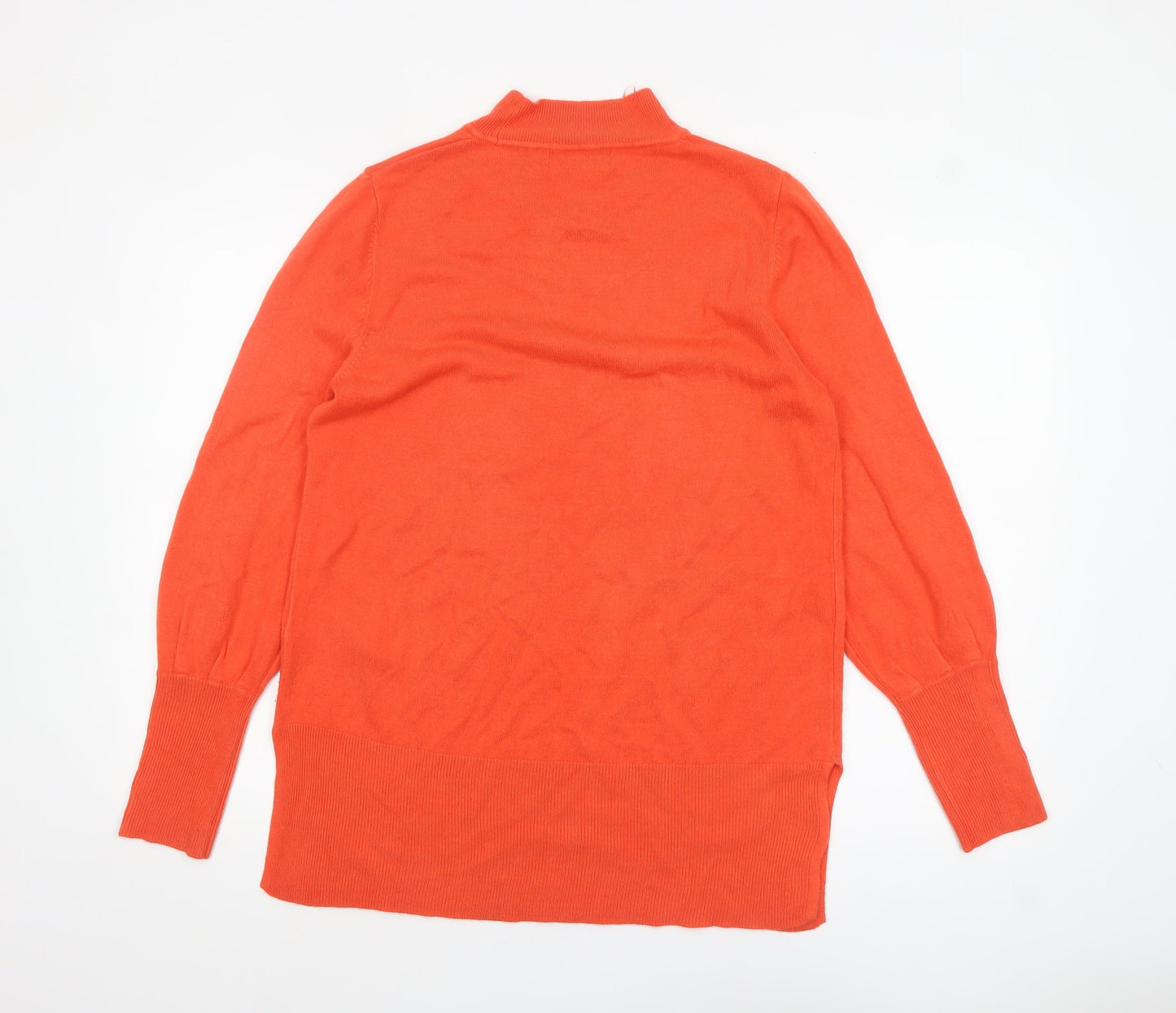Womens UK Size L Marks and Spencer Orange Pullover Jumper