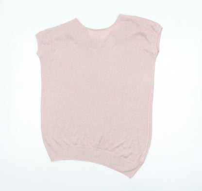Womens UK Size 16 NEXT Pink Basic Blouse