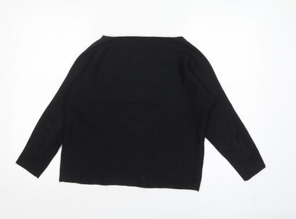 Womens UK Size XS H&M Black Pullover Jumper
