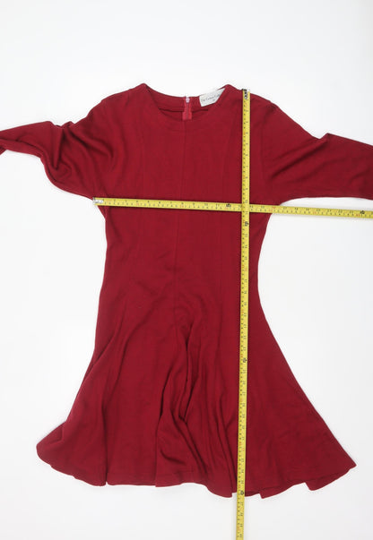 Womens UK Size M The Cotton Collection Fit & Flare Dress