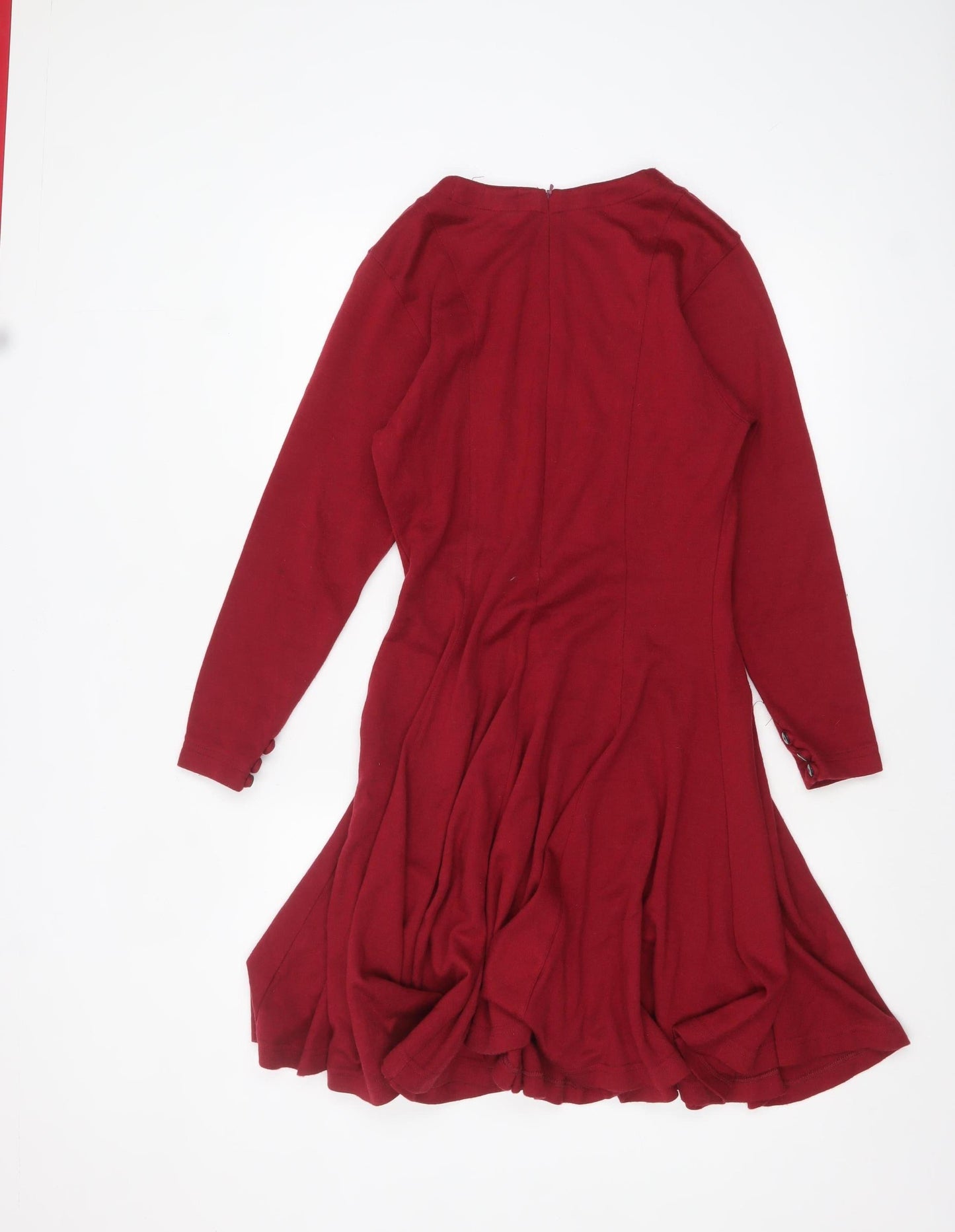 Womens UK Size M The Cotton Collection Fit & Flare Dress