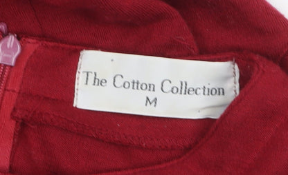 Womens UK Size M The Cotton Collection Fit & Flare Dress