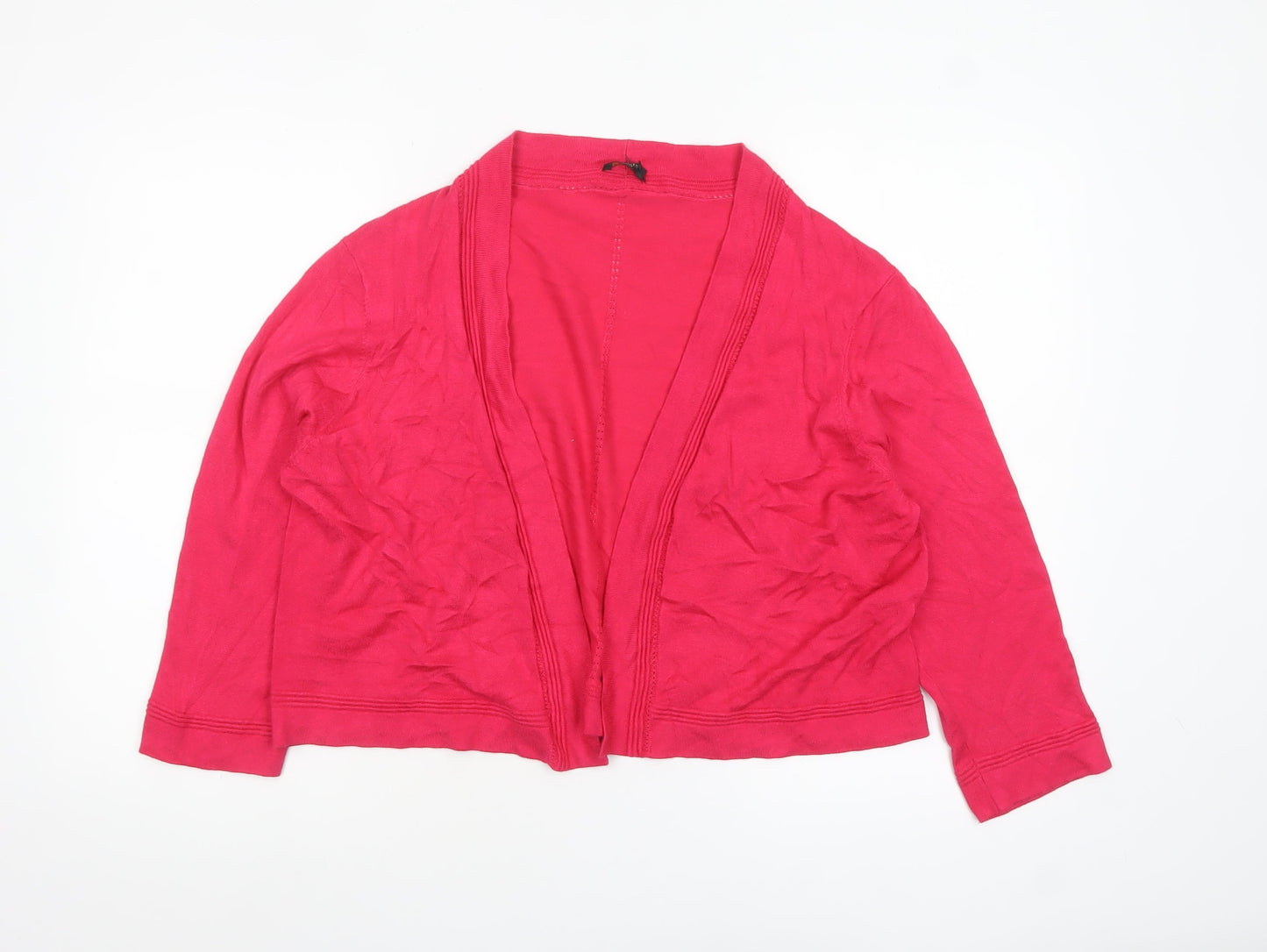 Womens UK Size XL Precis Petite Pink Cardigan Jumper