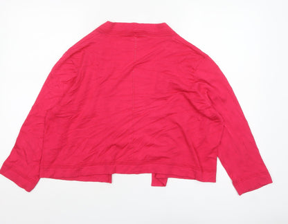 Womens UK Size XL Precis Petite Pink Cardigan Jumper