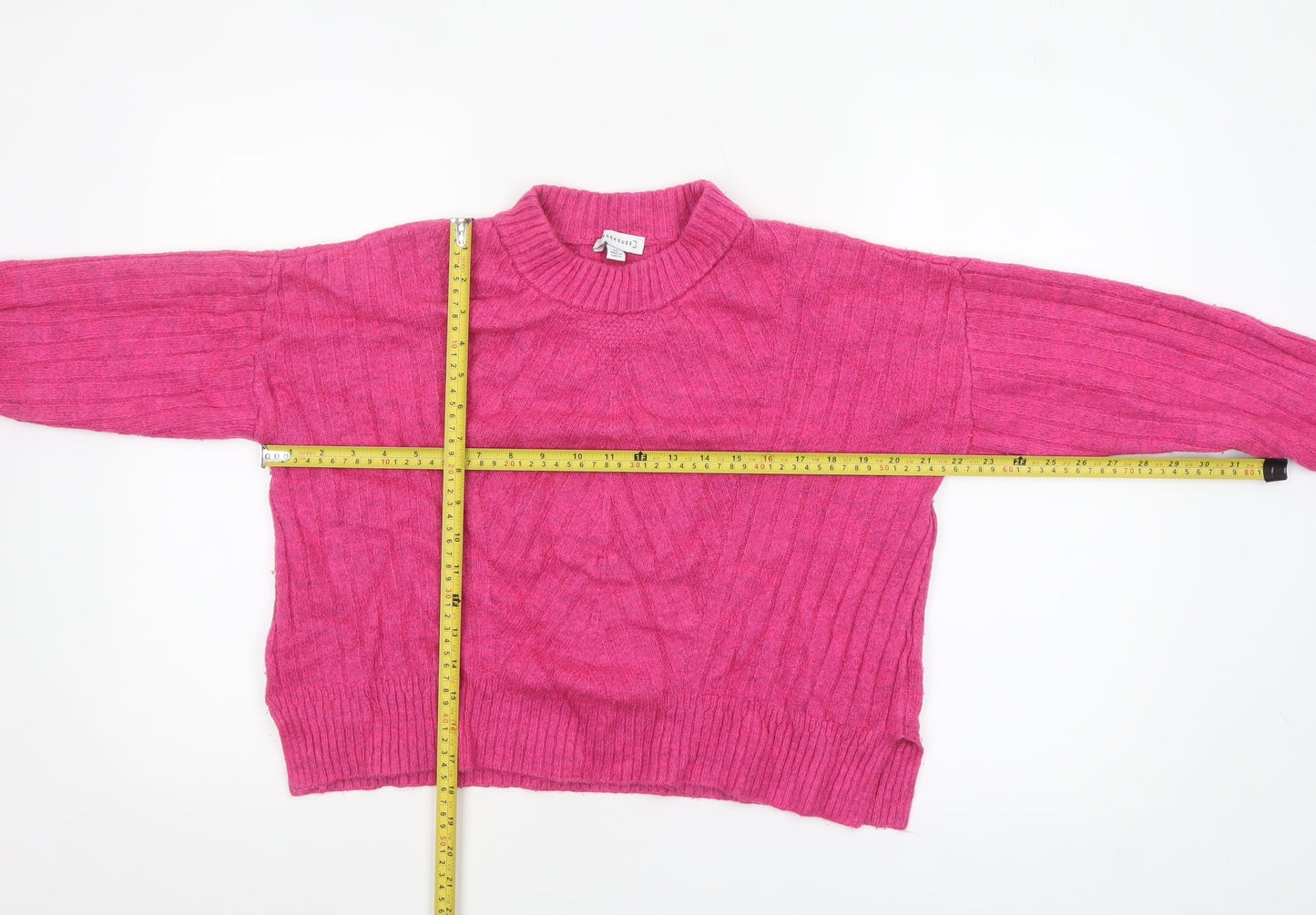 Womens UK Size M Warehouse Pink Pullover Jumper