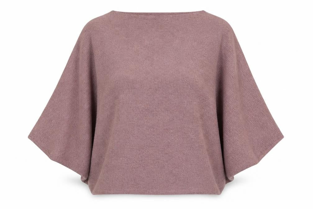 Womens UK Size M Jacqueline de Yong Pink Cape Jumper