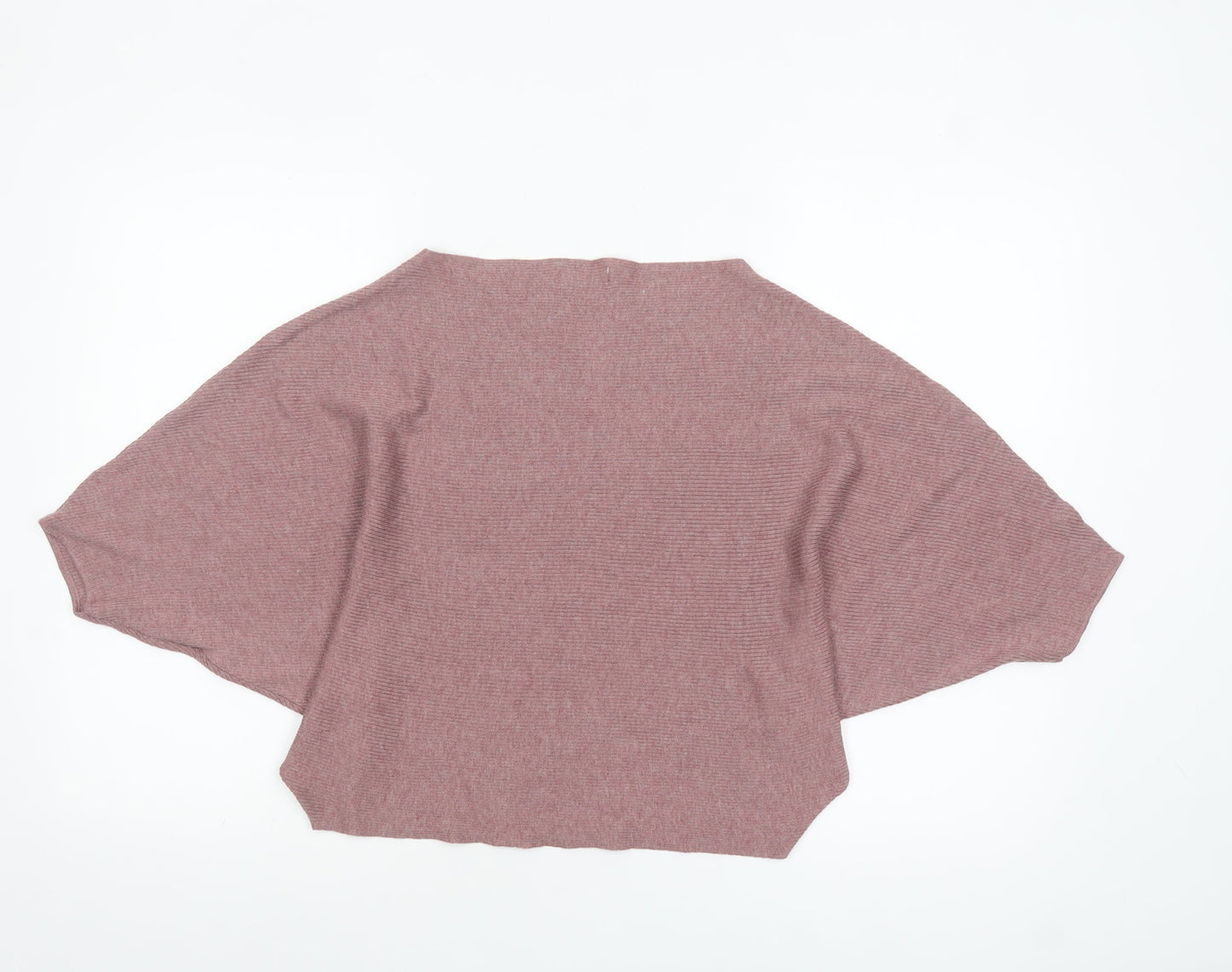 Womens UK Size M Jacqueline de Yong Pink Cape Jumper