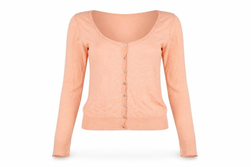 Womens UK Size 10 Harvest Pink Cardigan Jumper
