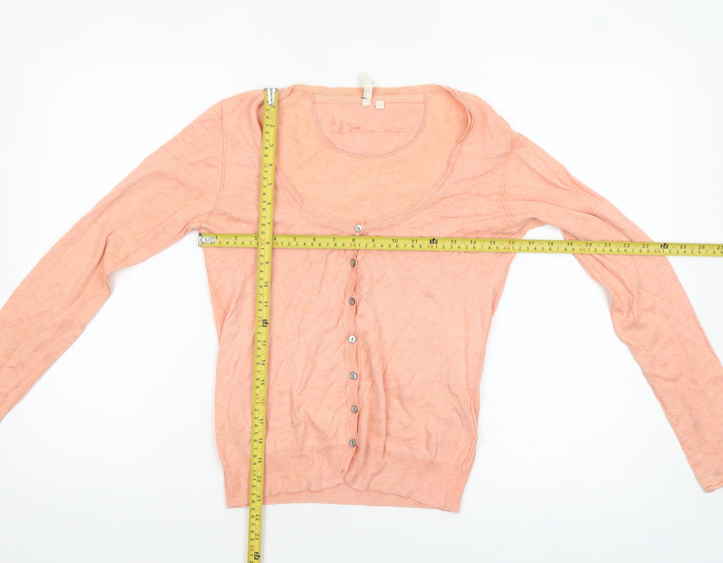 Womens UK Size 10 Harvest Pink Cardigan Jumper