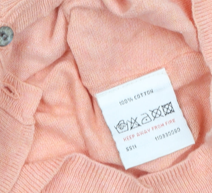 Womens UK Size 10 Harvest Pink Cardigan Jumper