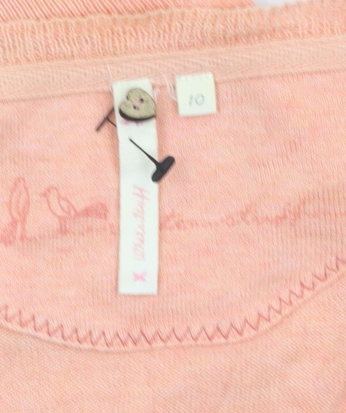 Womens UK Size 10 Harvest Pink Cardigan Jumper