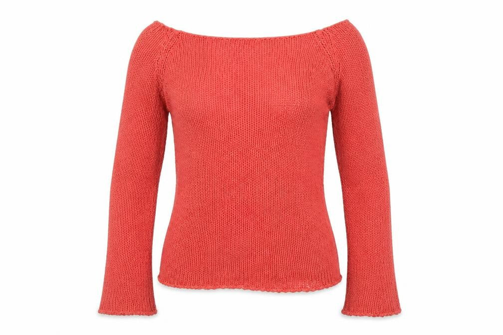 Womens UK Size L Stradivarius Red Pullover Jumper