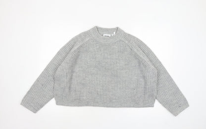 Womens UK Size M Weekday Grey Pullover Jumper