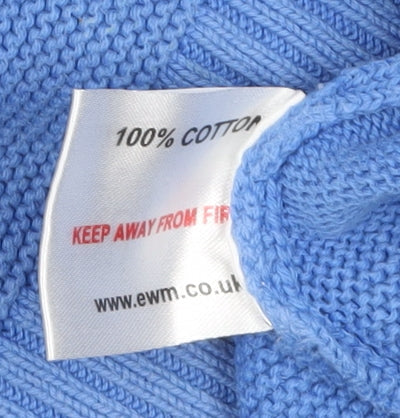 Womens UK Size 14-16 Isle Blue Pullover Jumper
