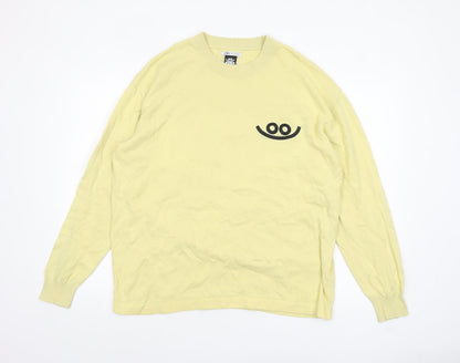 Mens UK Size XL Zara Yellow Pullover Jumper