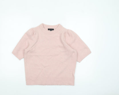 Womens UK Size 10 New Look Pink Pullover Jumper