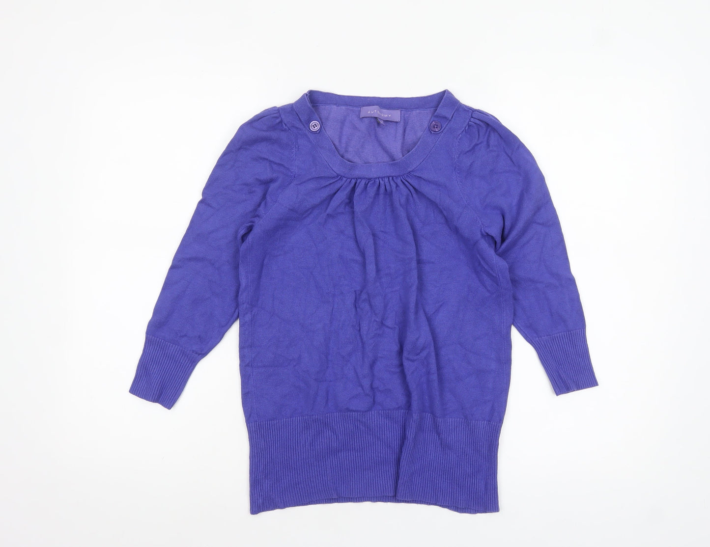 Womens UK Size 12 Autonomy Purple Pullover Jumper
