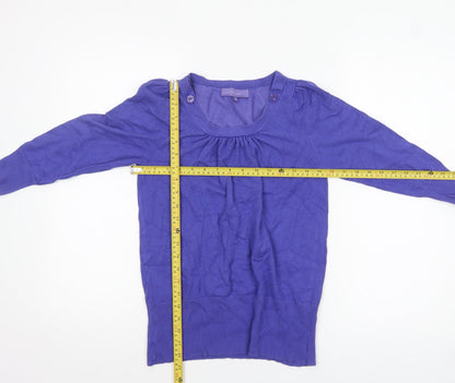 Womens UK Size 12 Autonomy Purple Pullover Jumper