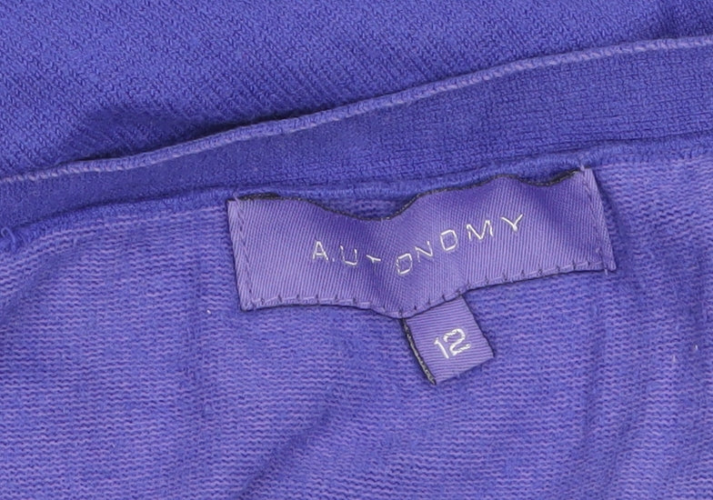 Womens UK Size 12 Autonomy Purple Pullover Jumper