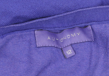 Womens UK Size 12 Autonomy Purple Pullover Jumper