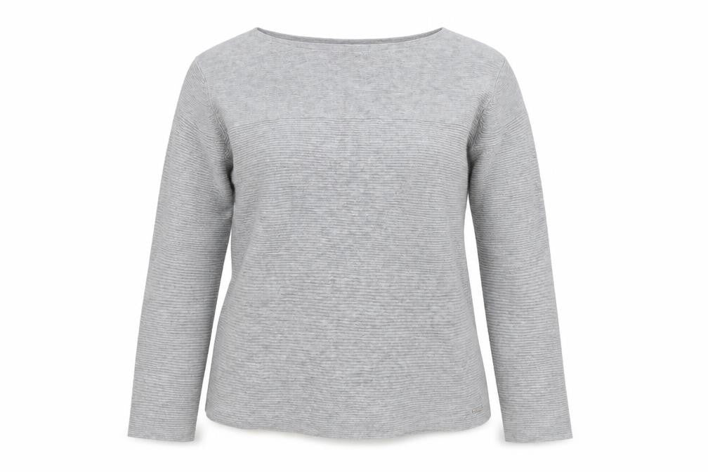 Womens UK Size S TOM TAILOR Grey Pullover Jumper