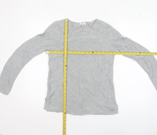 Womens UK Size S TOM TAILOR Grey Pullover Jumper