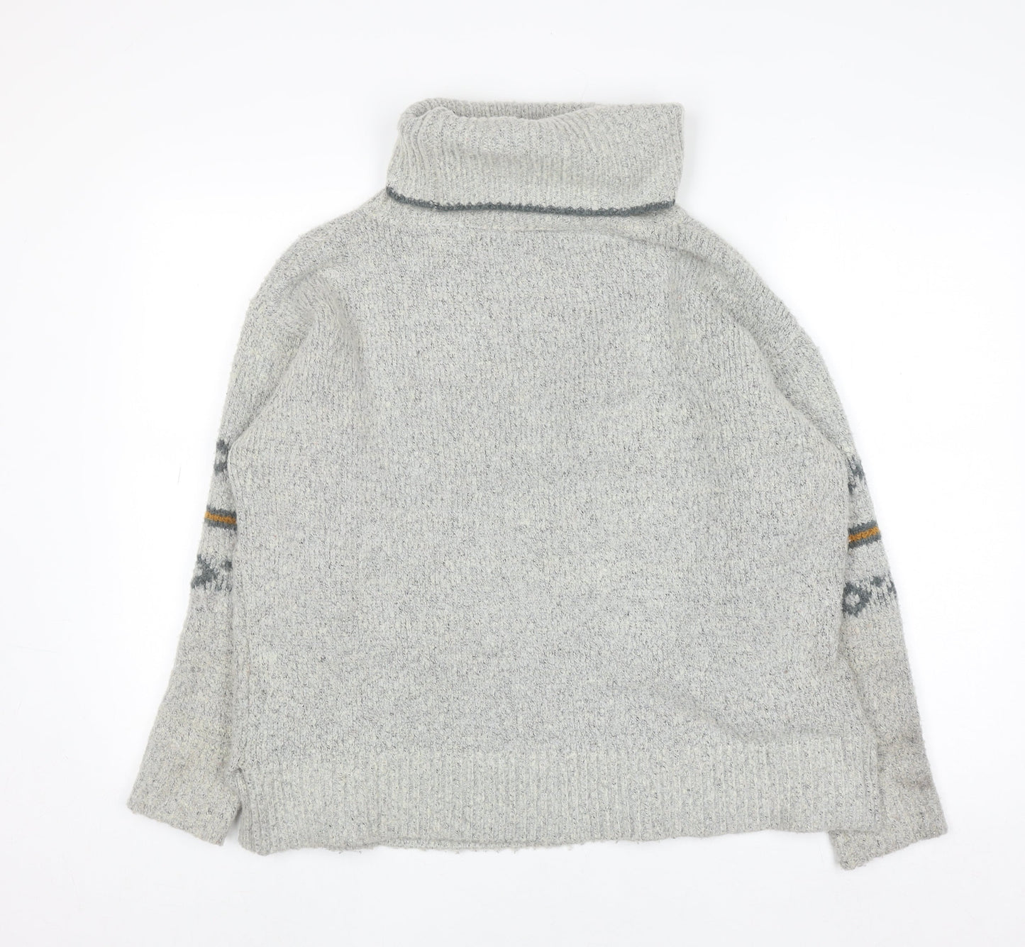 Unisex Adults UK Size 10 Weird Fish Grey Pullover Sweatshirt