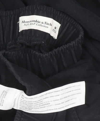 Abercrombie & Fitch Women's Black M Elastic Waist Sweatpants