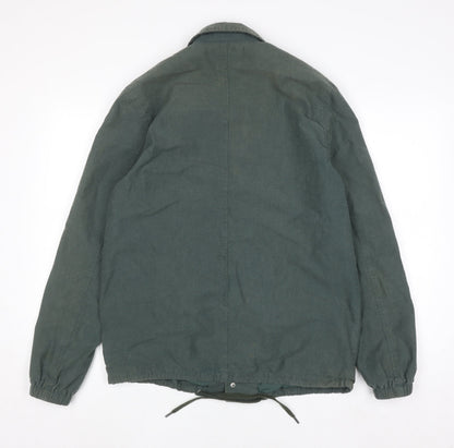 Mens UK Size M Farah Green Coach Jacket